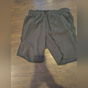 Black Drawstring Shorts